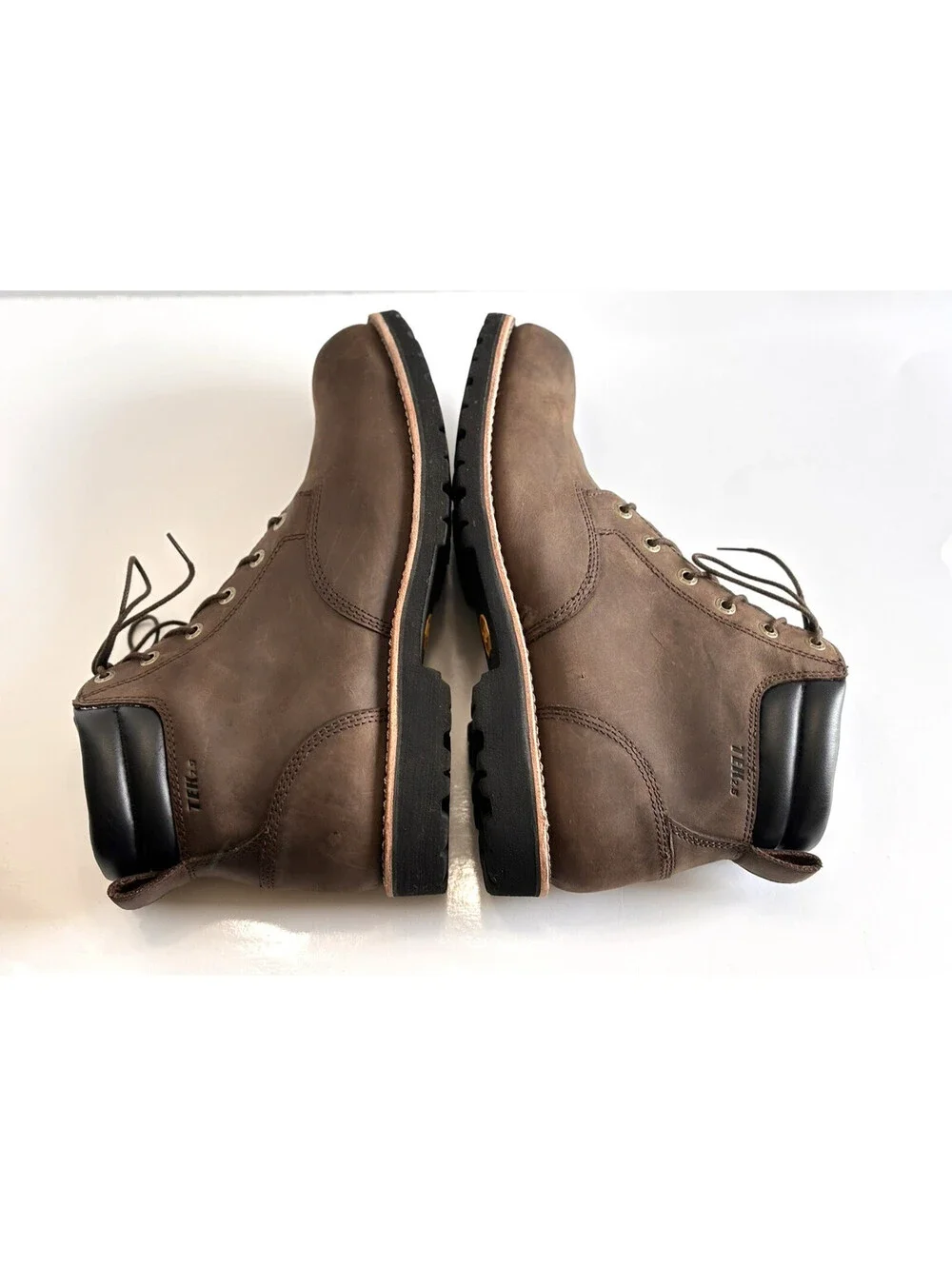 LL Bean Bucksport TEK 2.5 Boots Men's Size 13 M Brown Leather Plain Toe Vibram